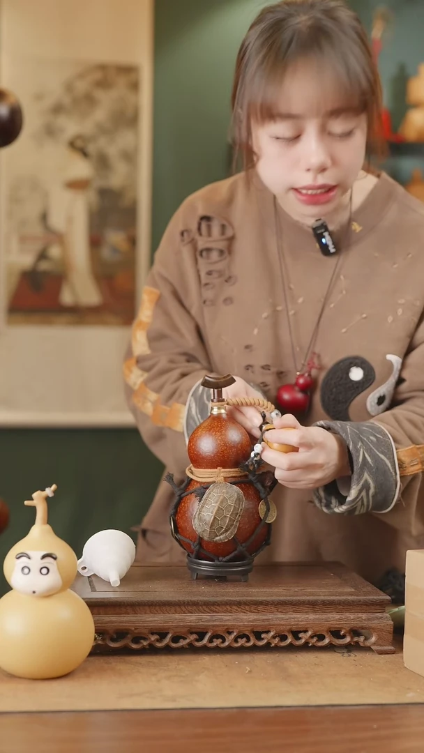 【闪购商品】21号精品天然大漆工艺防渗内胆酒葫芦~