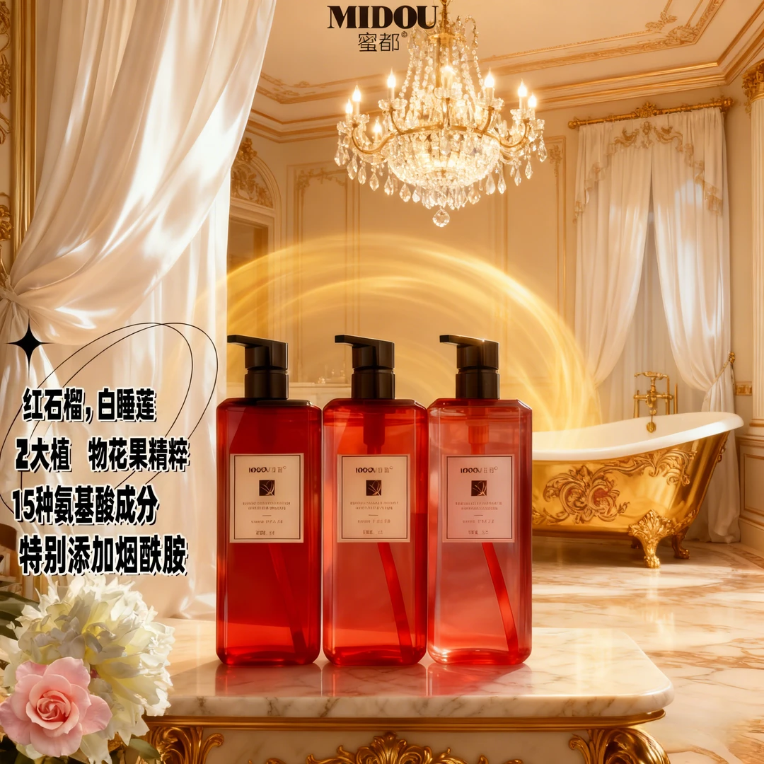 MIDOU/蜜都沐浴露留香持久清爽控油清香泡沫香氛绵密温和家庭装