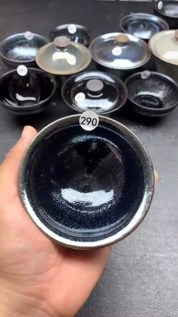茶盏黑瓷精选茶器290