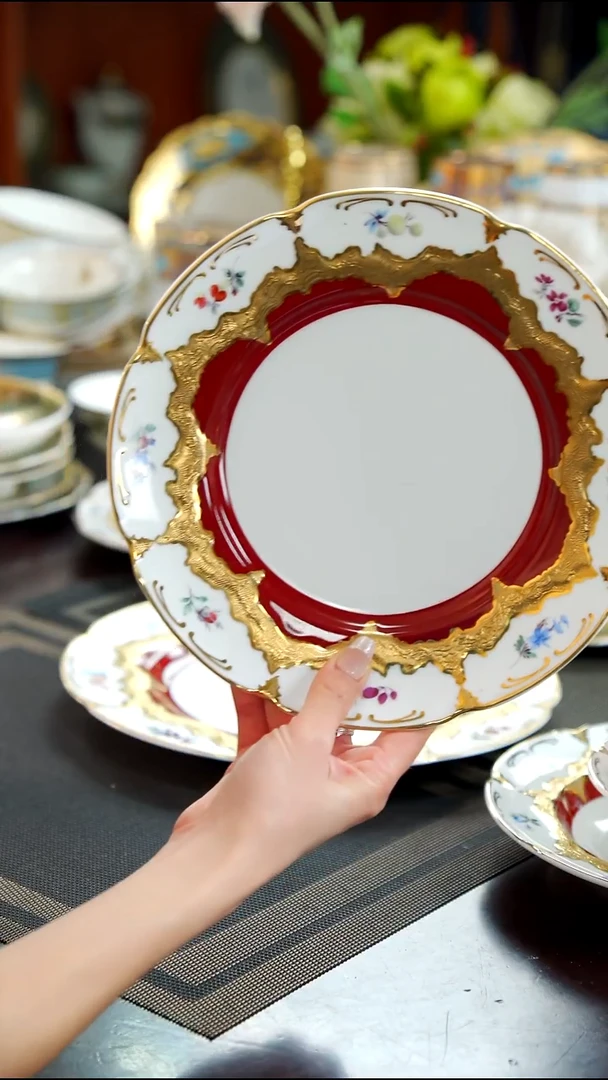 瓷片9英寸平盘1个