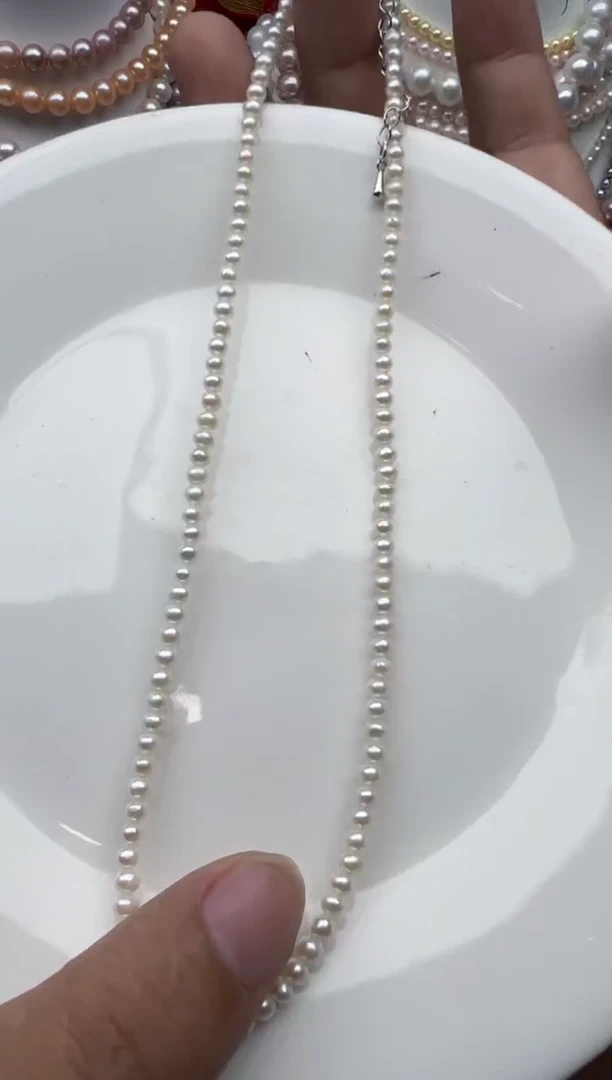 淡水珍珠未镶嵌颈饰1