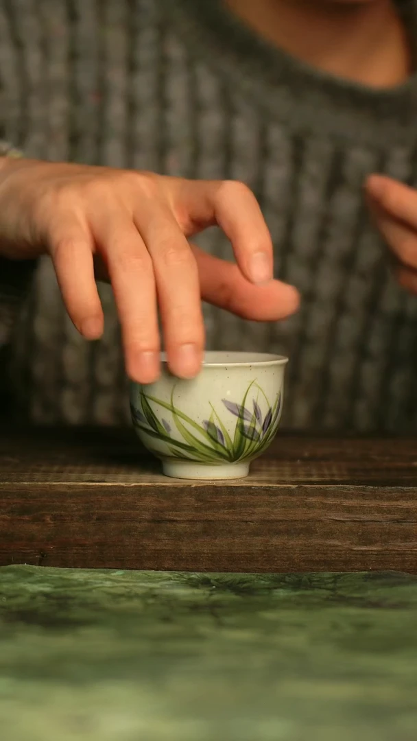 瓷器青诗集手工手绘瓷器