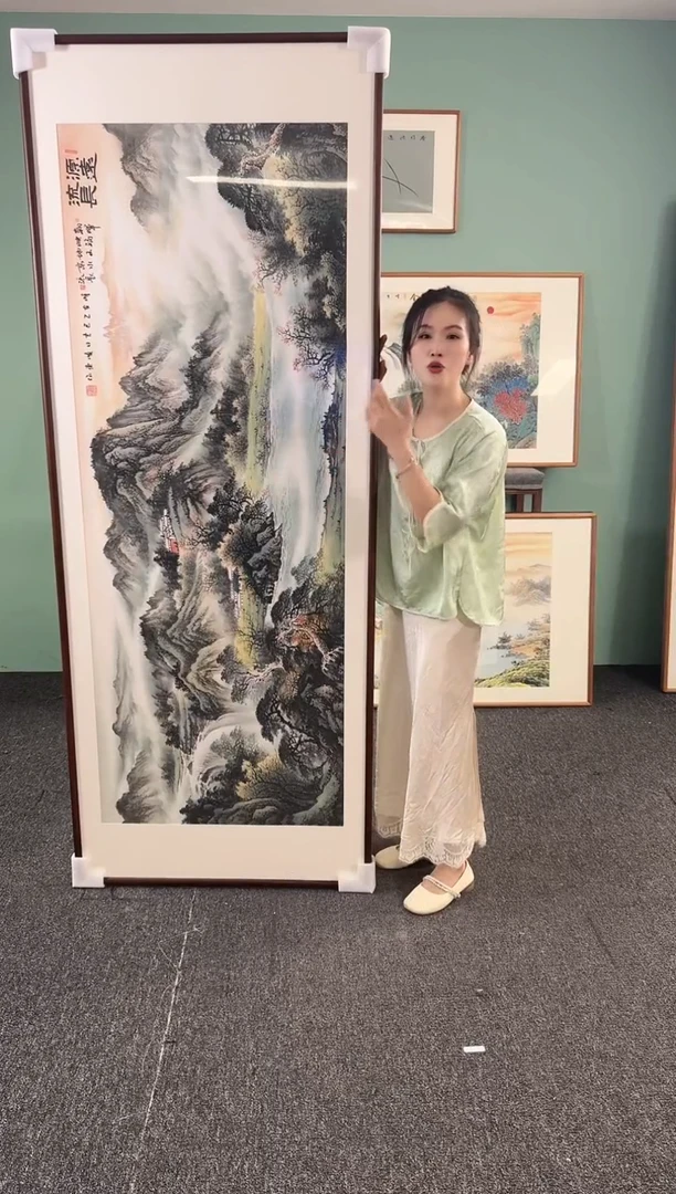 国画源远流长210*80张晓东