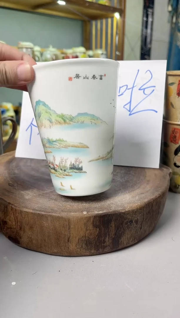 【闪购商品】瓷片手绘高温釉下彩