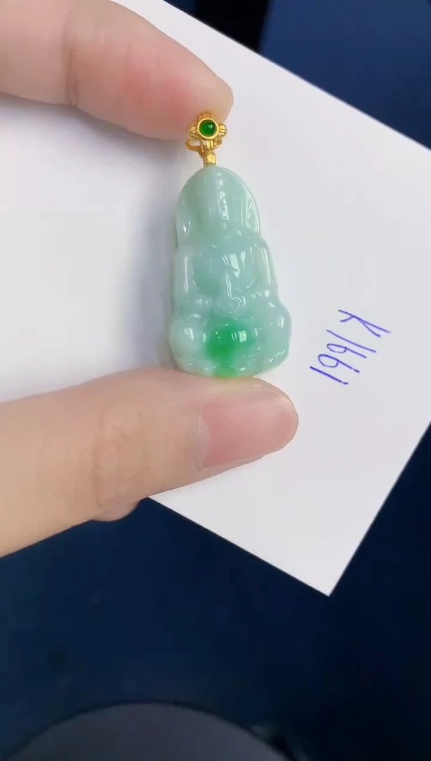 颈饰未镶嵌翡翠天然翡翠缅甸A货