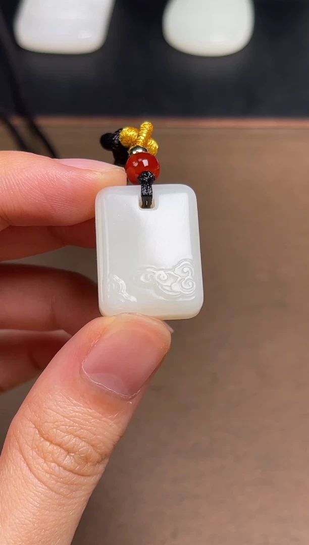 和田玉未镶嵌颈饰7