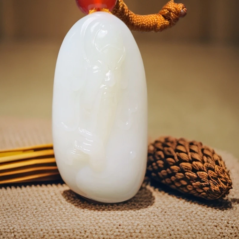 吊坠(不含链)未镶嵌和田玉