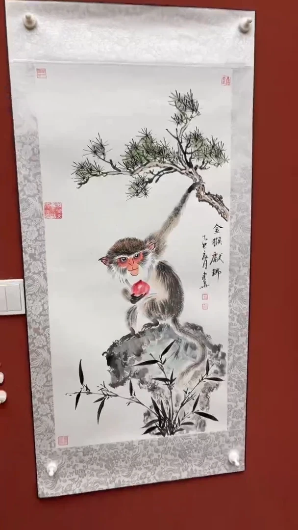 国画老师现场创作  83