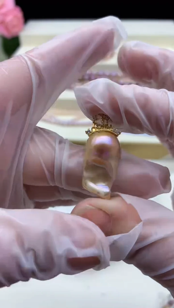 【闪购商品】淡水珍珠吊坠(不含链)未镶嵌淡水珍珠吊坠