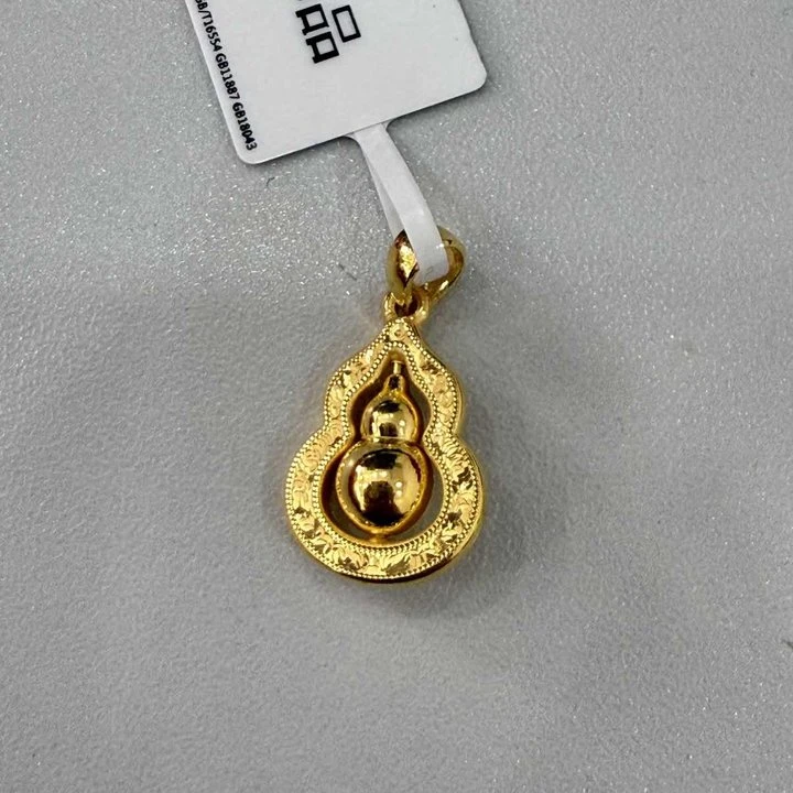 【莹莹专享】足金999 碎冰全包葫芦ZP   2.62纳金添喜