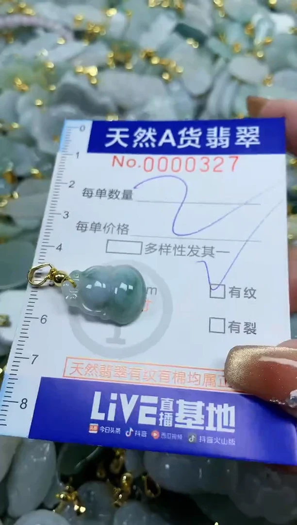 颈饰未镶嵌翡翠天然A货翡翠