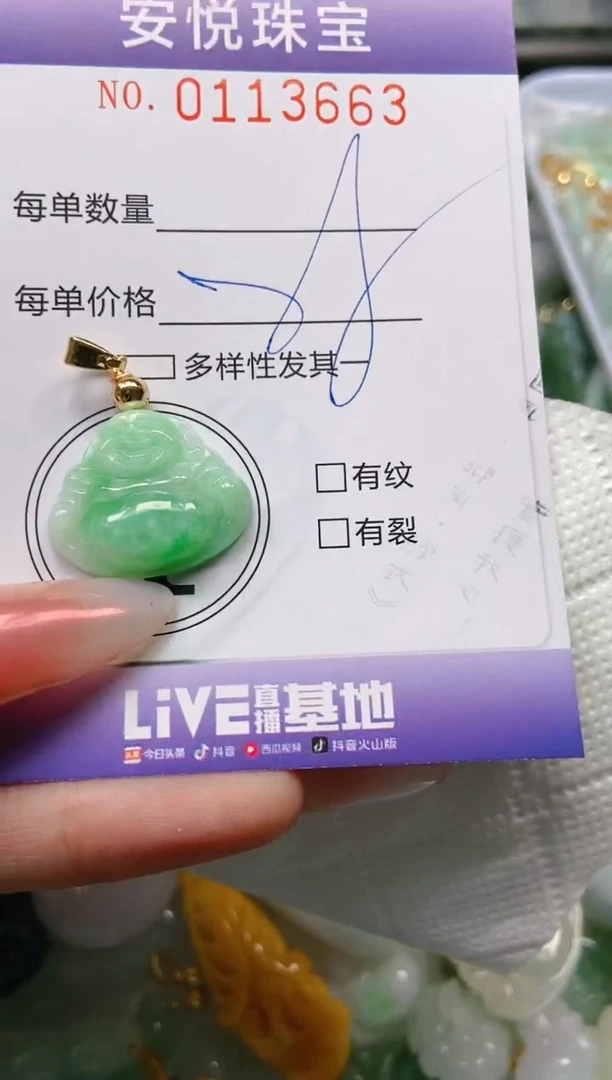 【闪购商品】翡翠颈饰未镶嵌闪购0113663