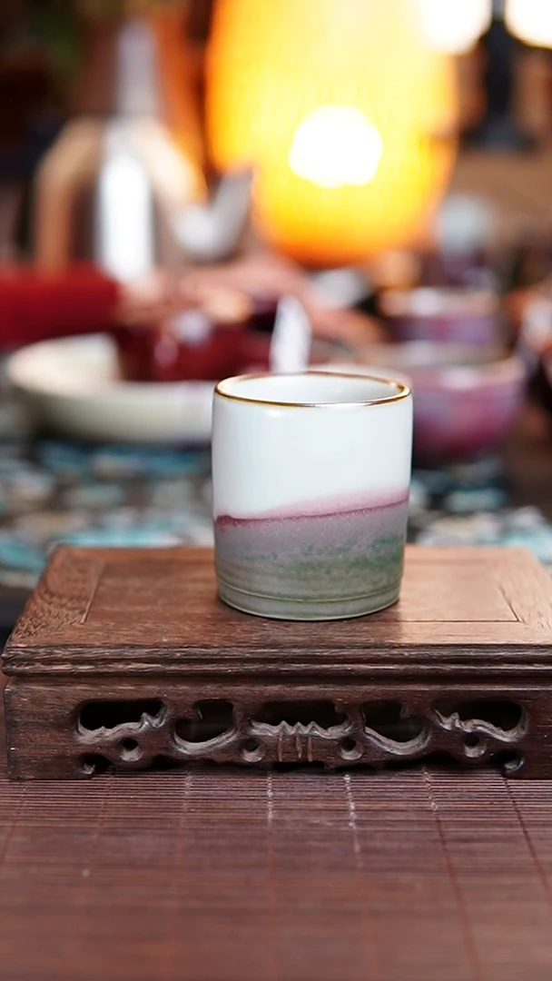 279 钧瓷主人杯 带1包茶