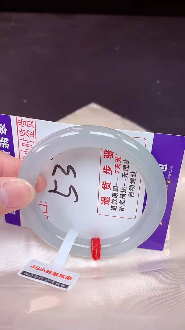 未镶嵌手镯翡翠53（48小时鉴赏期 ）