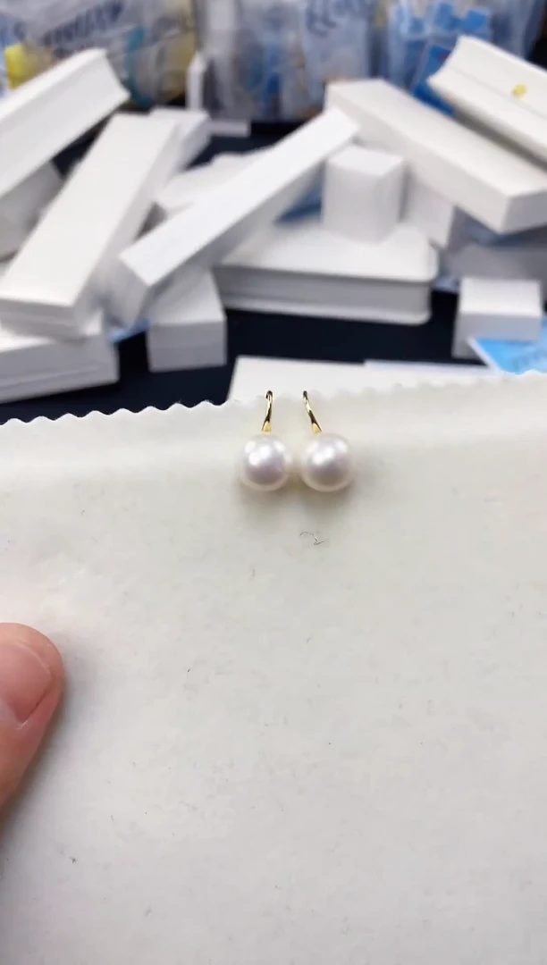 未镶嵌耳饰淡水珍珠ed1033