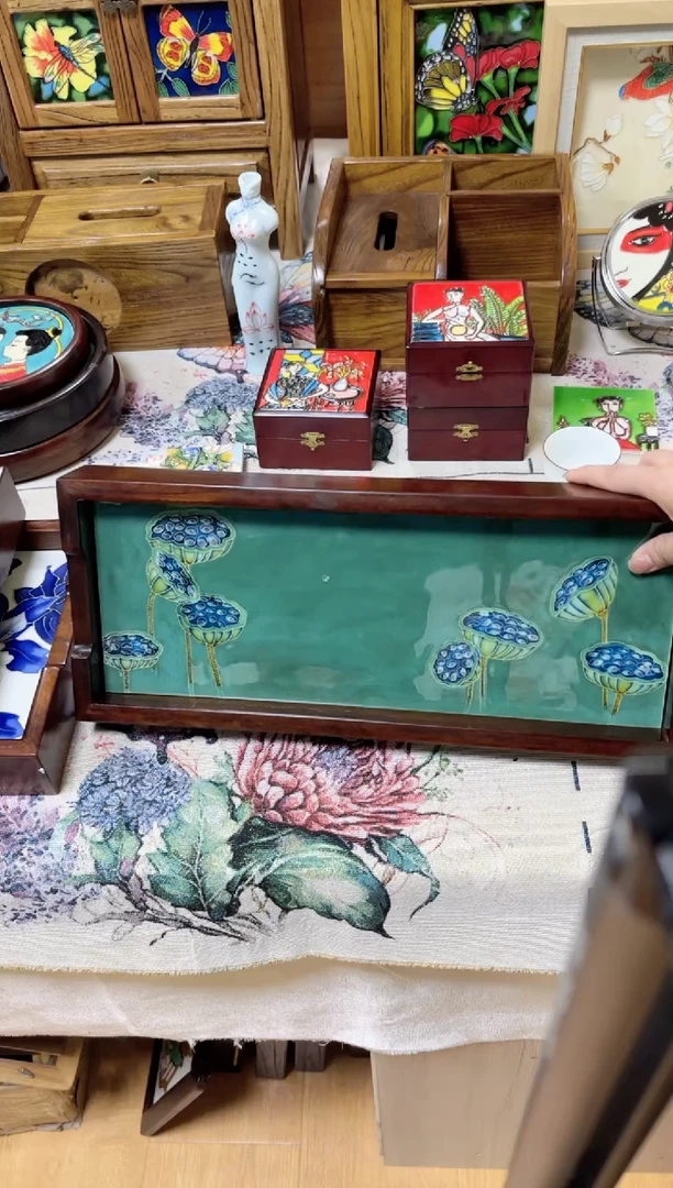 【闪购商品】瓷片43.18老榆木实木茶台微瑕介意勿拍