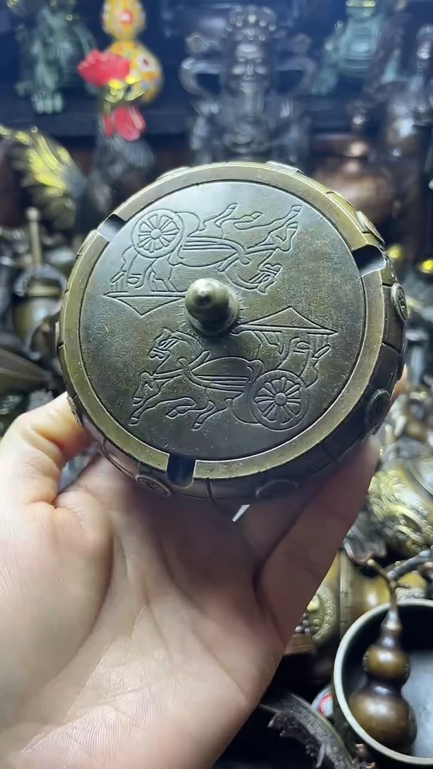 闪购链接，点击下单，有运费险，铜摆件