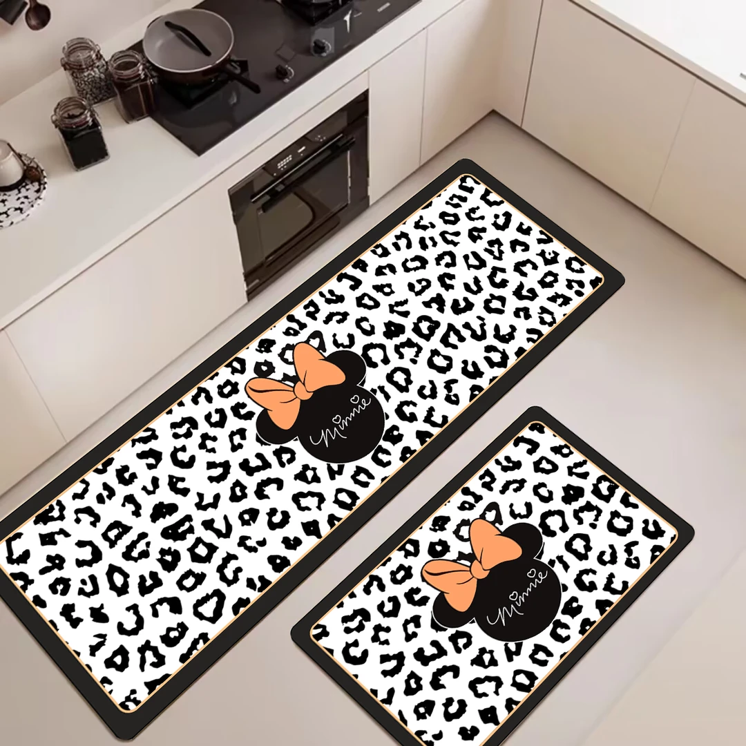 【硅藻泥】米奇 轻奢厨房套装地垫吸水吸油裁剪地毯耐磨防滑垫