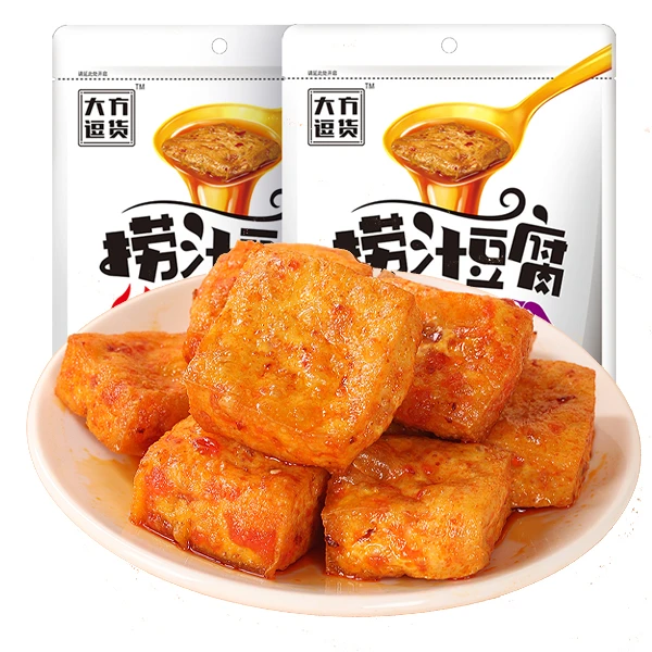 大方逗货捞汁豆腐120g浓郁爆汁办公室解馋零食网红小零食豆干