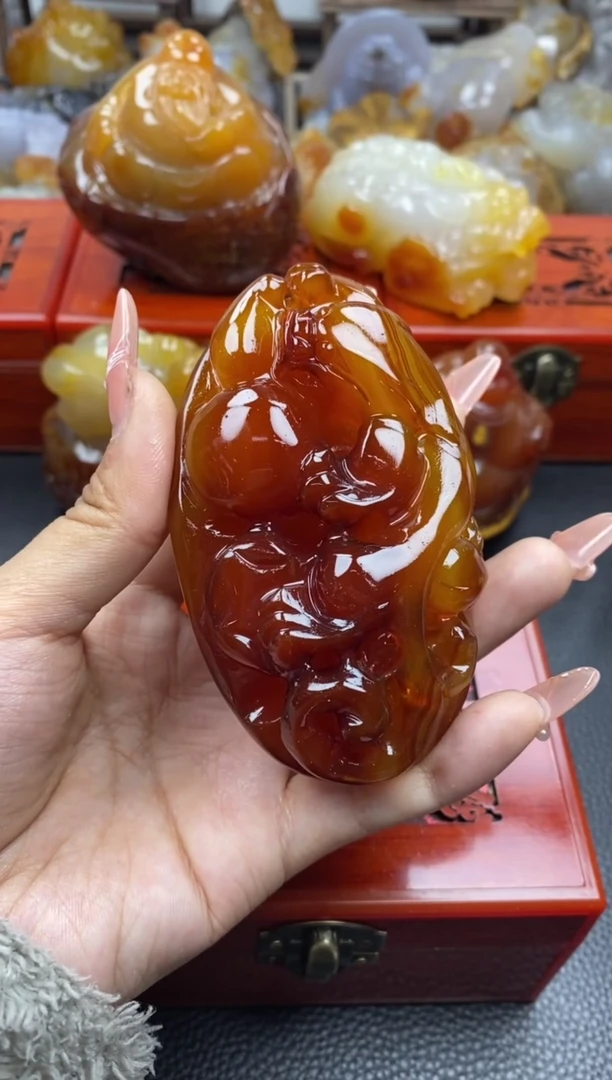 【闪购商品】玛瑙/玉髓手把未镶嵌00