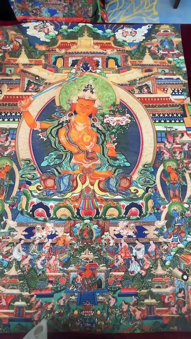 卷轴画唐卡16095