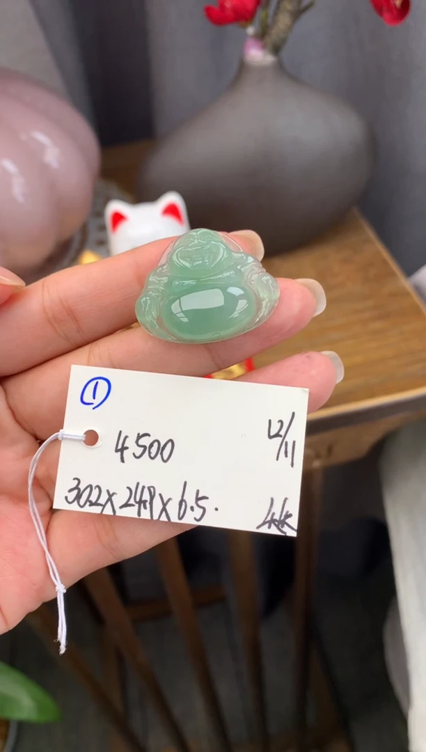 裸石翡翠假一赔三 挂件