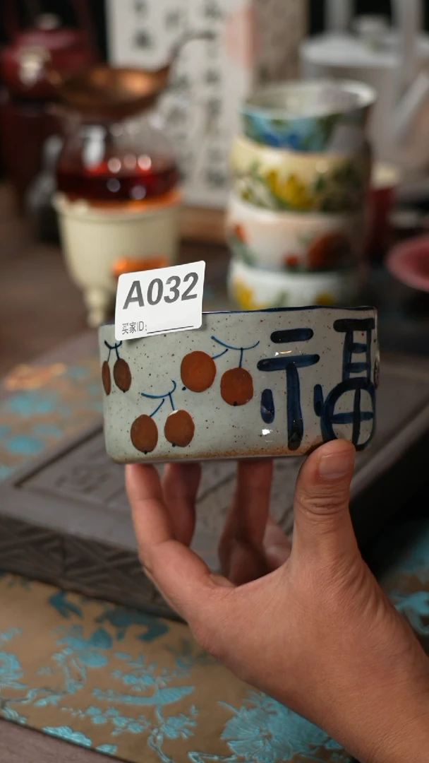 【闪购商品】陶瓷手捏花摆件陶瓷花茶桌摆件