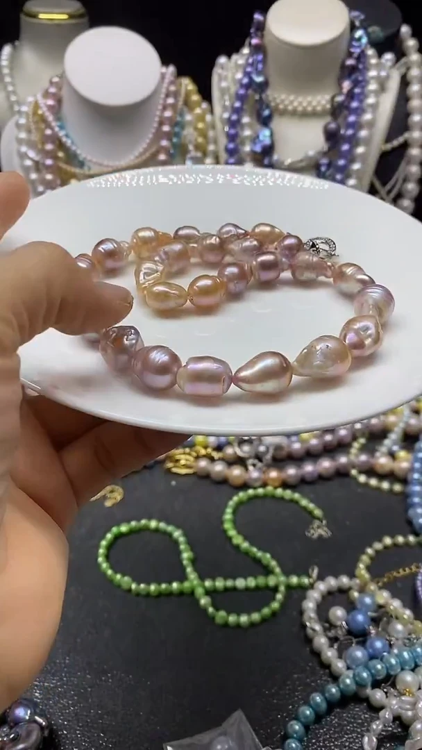 颈饰未镶嵌淡水珍珠多人