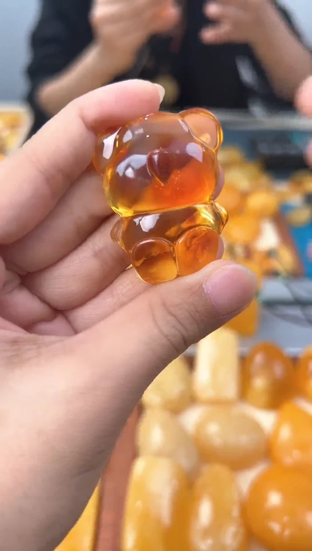 【闪购商品】琥珀裸石未镶嵌天然琥珀蜜蜡小熊