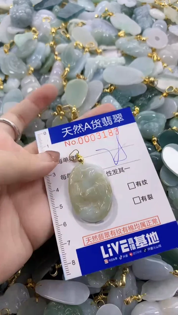 颈饰未镶嵌翡翠天然A货翡翠