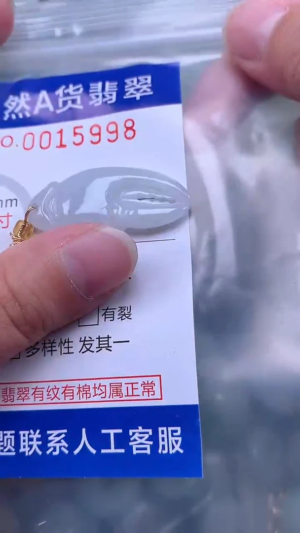 翡翠未镶嵌吊坠(不含链)1