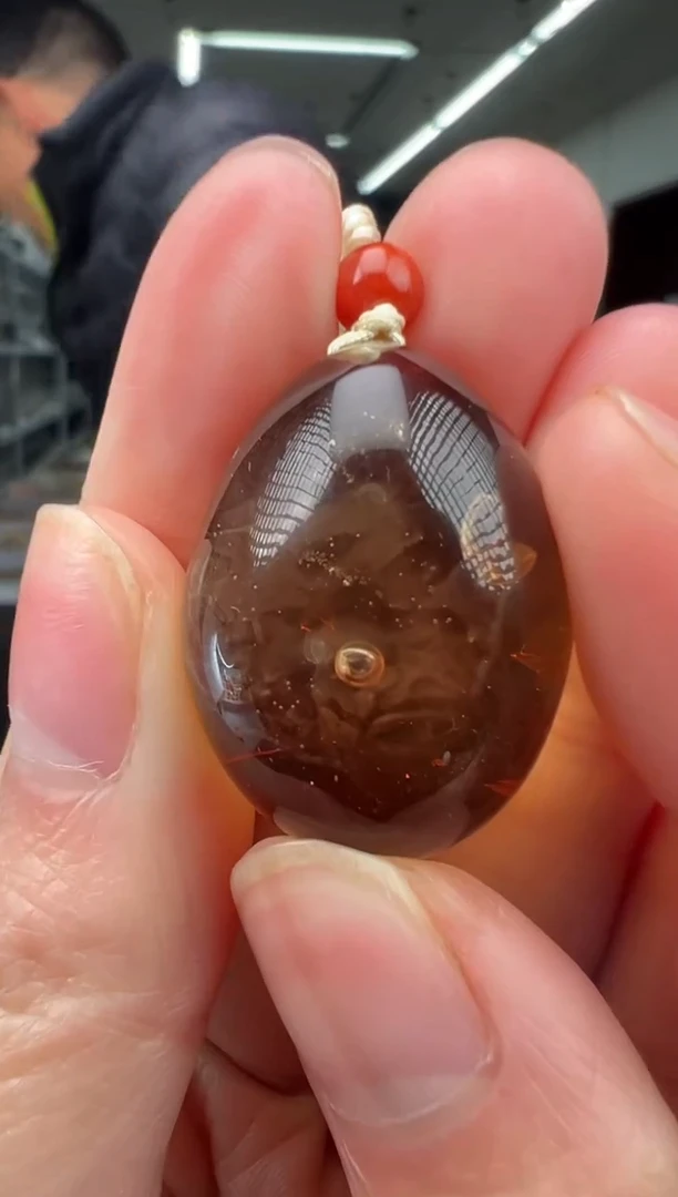 琥珀颈饰未镶嵌吊坠