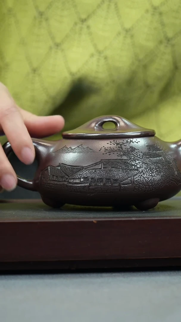 【闪购商品】紫砂茶壶紫龙血 景舟石瓢 忆江南
