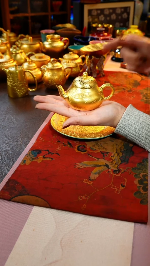茶杯紫砂【宜景窑系列】金壶