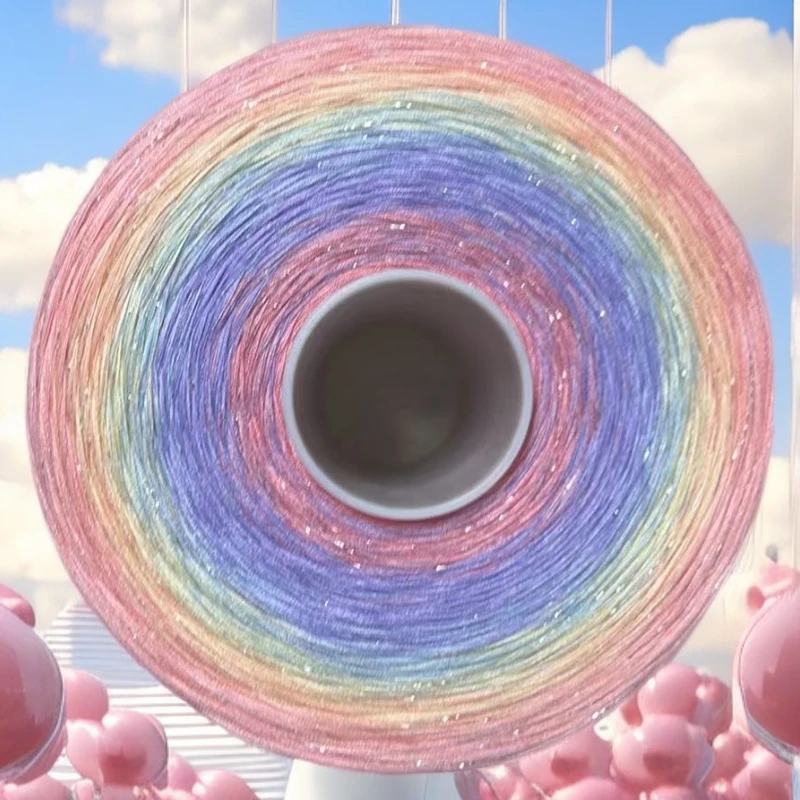 1500g夏季蛋糕线 优质丝光棉 纯棉手编手工细线加粗