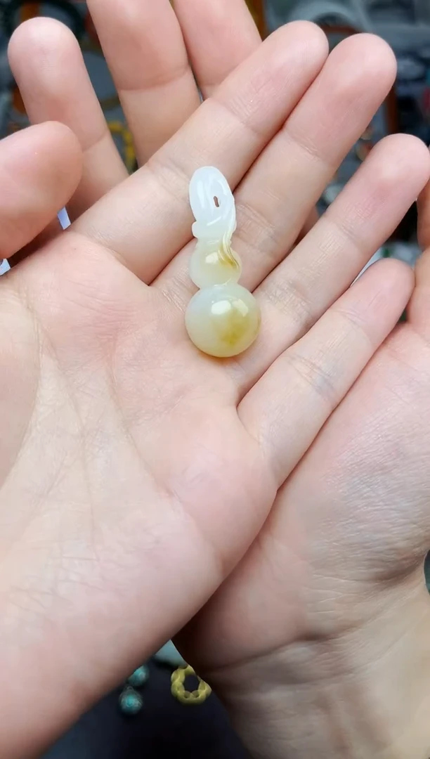 颈饰未镶嵌和田玉葫芦06