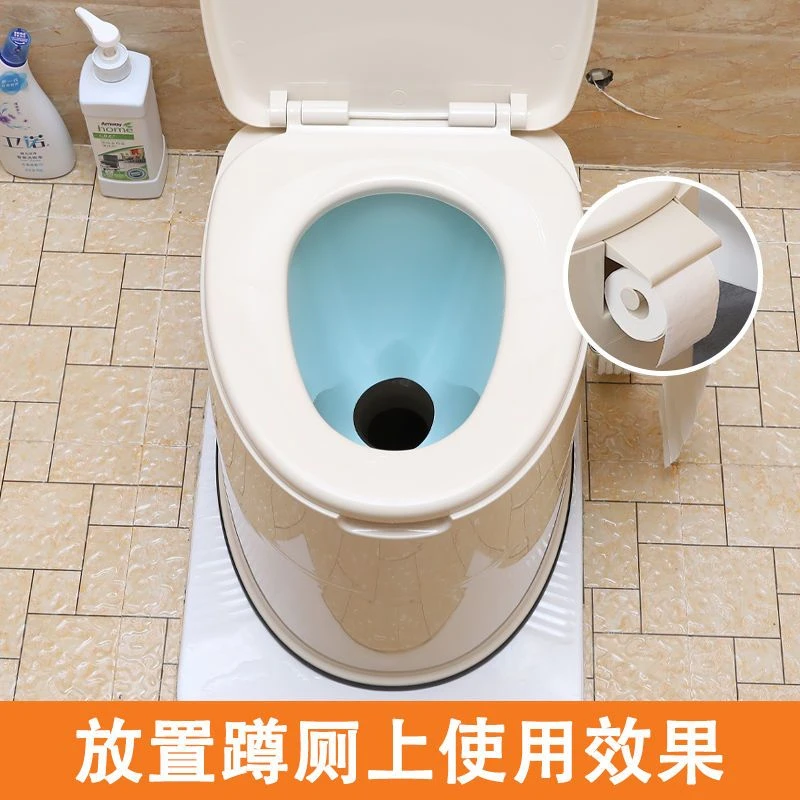 移动马桶老年人孕妇坐便器成人家用便捷式坐便椅室内塑料坐便凳