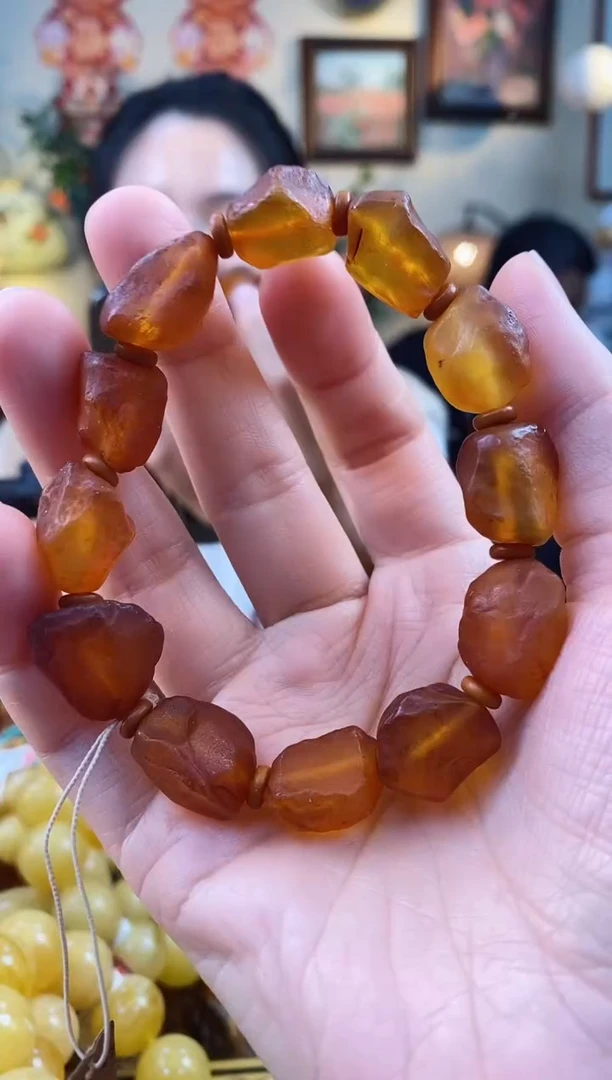 【闪购商品】琥珀手串未镶嵌手串