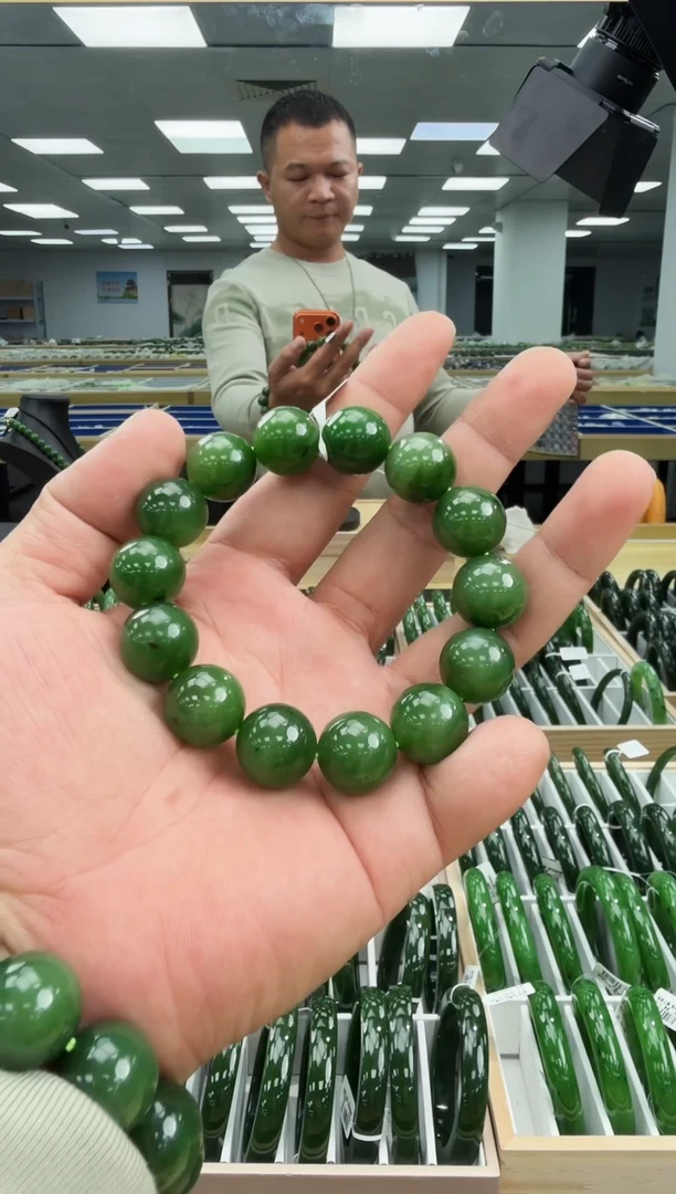 未镶嵌手链和田玉随***意俄罗斯老俄碧手串卡16