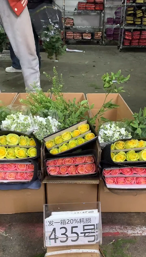 435号♥中通含20%耗损发一箱鲜花