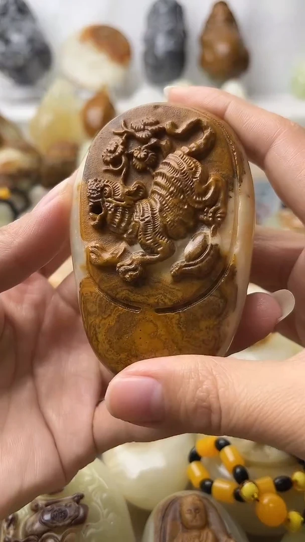 石材古青石棉纹正常不退换虎