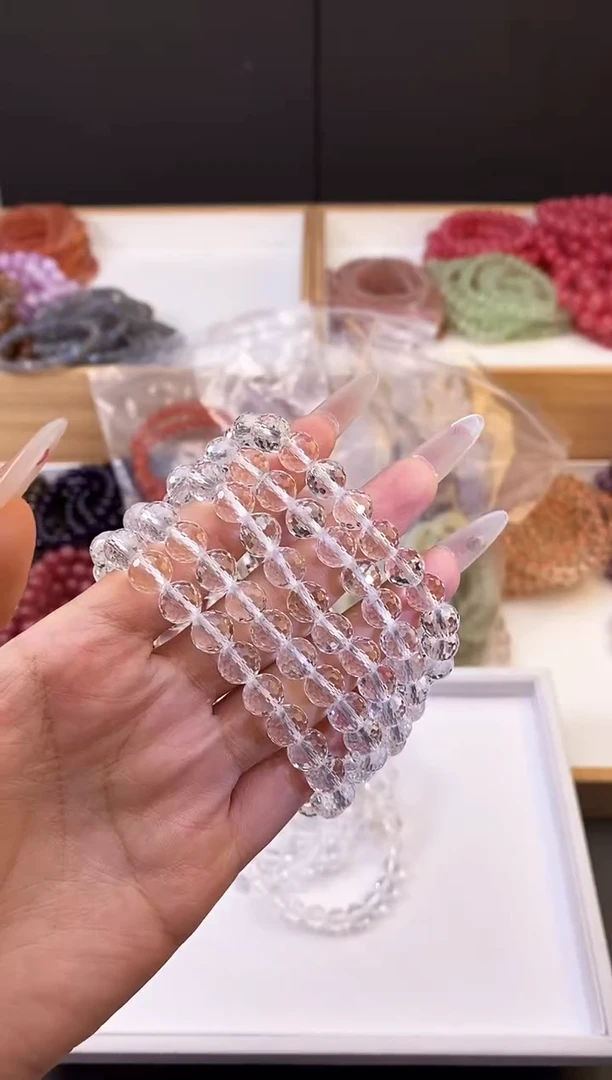 水晶手链未镶嵌49/白水球形多样性发其一/卡8