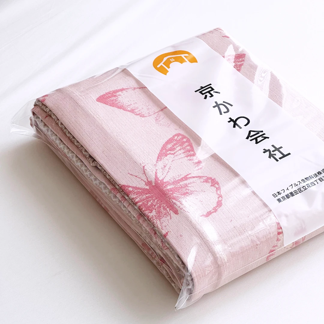 【京かわ会社】软凉席 240*250cm 蝶恋花
