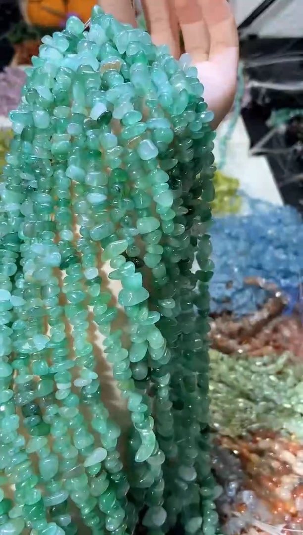 水晶珠宝半成品未镶嵌绿东陵