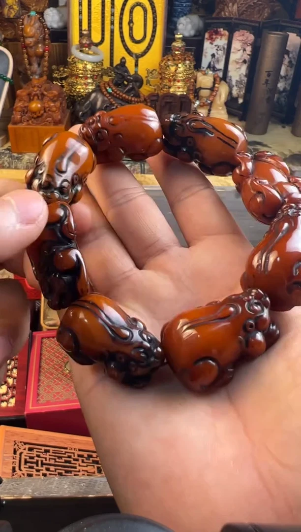 滴血莲花菩提手串所见即所得