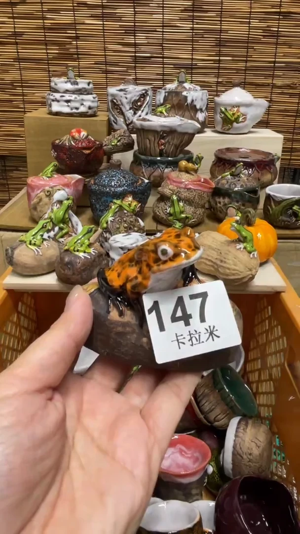 本?147精美粗陶手工柴烧