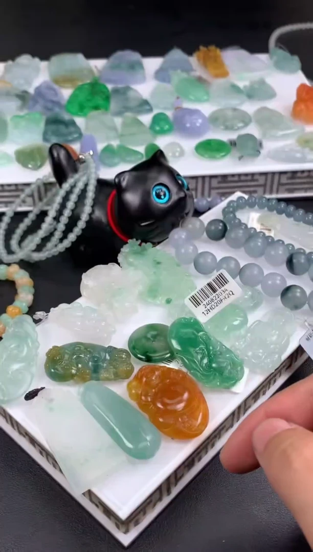 【闪购商品】玛瑙/玉髓手链未镶嵌猫咪
