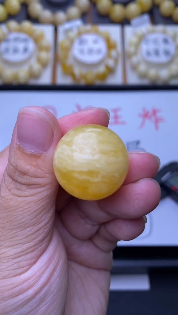 裸石琥珀未镶嵌大小姐珠宝严选90