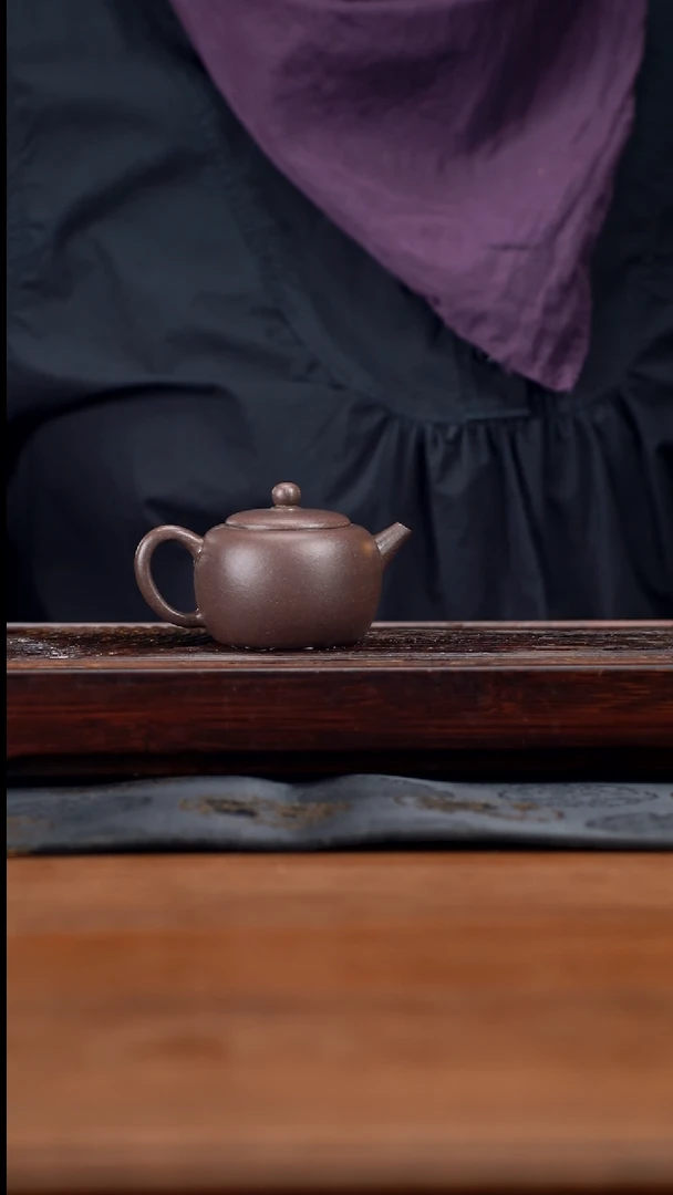 【闪购商品】紫砂茶壶130cc黄龙山原矿紫泥亨裕莲子14