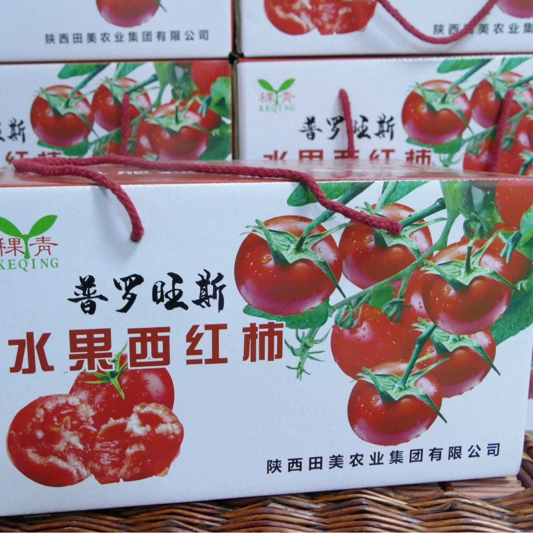 【春季好蔬菜】礼盒装双色圣女果净重4.5斤（黄色两盒+红色两盒）